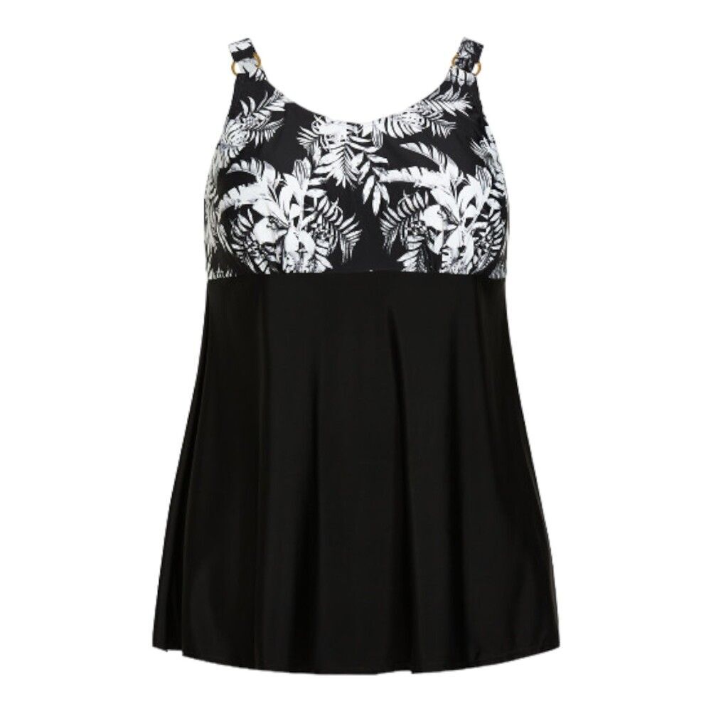 Avenue Swim Dress Women Black Women 18 Foliage - Picture 3 of 6